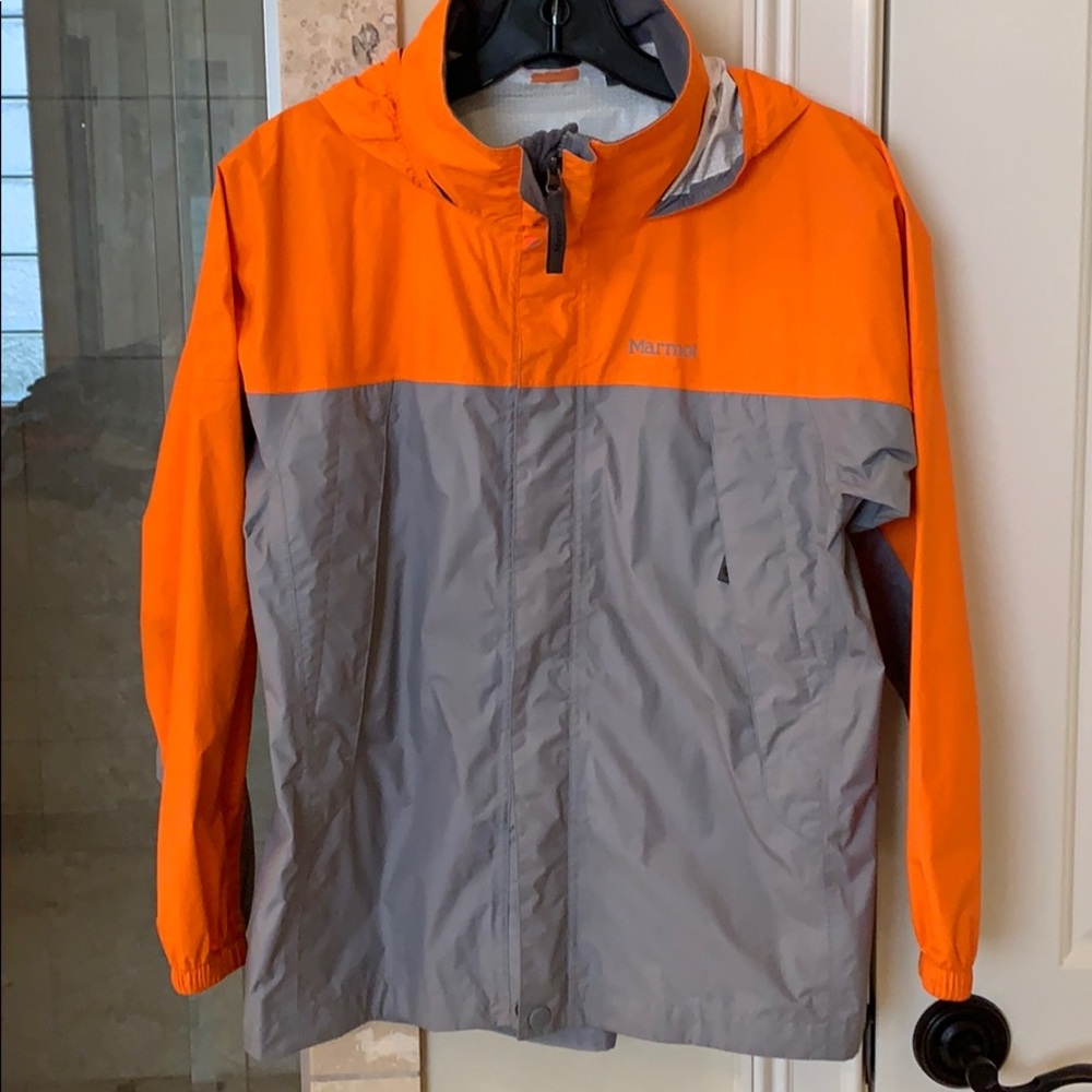 Lightweight boy’s Marmot rain jacket
